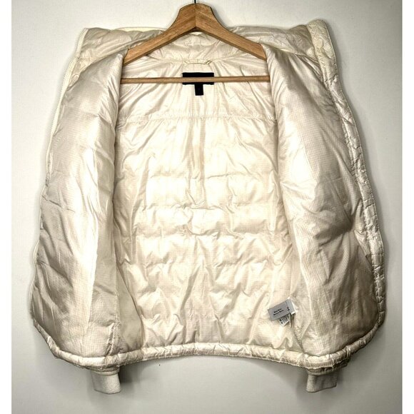 J.Crew Womens Puffer Jacket Down Filled Lightweight B3903 Ivory Size X-Small - Picture 6 of 14